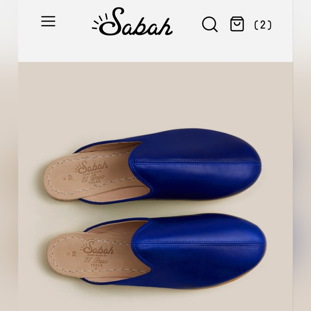 ISO Sabah Blue Babas in size 42